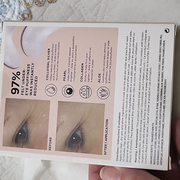 Beauty bio bright eyes de-puffing & brightening eye gels w/restorative colloidal - Picture 2 of 5